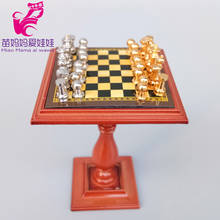 charm chess table mini doll house decoration record player mini Puppet ob11 1/6 1/8 bjd doll accessories 2024 - buy cheap