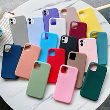 Candy Solid Color Silicone Case For Huawei Y5 Y6 Y7 2018 Honor 10 9 8 Lite 7C 20 Pro 8X 8C 8A P Smart Z 2019 Soft TPU Cover 2024 - buy cheap