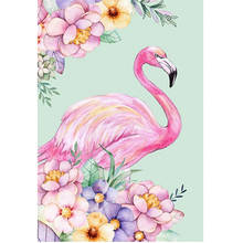 Алмазная живопись 5D «сделай сам», вышивка крестиком с изображением фламинго, животное, мозаика из страз, домашний декор, распродажа рождественских подарков 2024 - купить недорого
