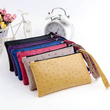 2019 Retro Pu Leather Women Wallets Coin Purse Phone Bag Clutch Wristlet Zippers Organizer Girls 2024 - buy cheap