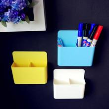 Save Space Kitchen Storage Boxes Fridge Magnet Magnetic Storage Box Grid Rubber Magnet Plastic Organizer Bins Pens Pencil Cup 2024 - buy cheap