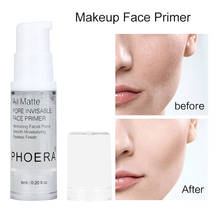 PHOERA-Base de maquillaje líquido para cara, crema hidratante de poros, Oilcontrol Facial, ilumina premaquillaje, Primer cosmético, 6ml, TSLM1 2024 - compra barato