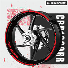 Motorcycle sticker personality wheel reflective decorative decal tire stripe film for Honda CBR1000RR CBR 1000RR CBR1000 RR 2024 - buy cheap