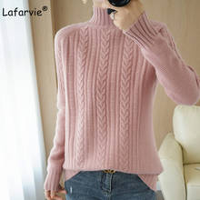 Lafarvie Autumn Winter Woman Sweaters Blue Plus Size 2020 Tops Female Wool Pullover Pull Clothing Long Sleeve Thick Knit Jumper 2024 - buy cheap