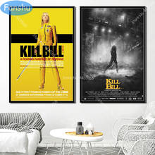 Póster Vintage de Kill Bill Uma Thurman Quentin Tarantino, pintura en lienzo, arte de pared, imagen decorativa para habitación, decoración del hogar 2024 - compra barato