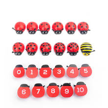 Counting Beetle Toy Storage Bag Set Kindergarten Children's Digital Enlightenment Learning to Count Insects Decoration Gifts 2024 - buy cheap