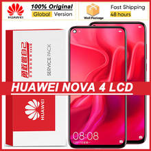 Pantalla 100% Original de 6,4 pulgadas con marco para Huawei Nova 4, montaje de digitalizador con pantalla táctil LCD, piezas de reparación 2024 - compra barato