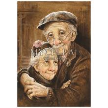 5D DIY Diamond Painting Couple life in old age Christmas Gifts Diamond Embroidery Cross Stitch Mosaic Home Decor Wall Stickers 2024 - buy cheap