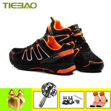 TIEBAO обувь для велоспорта mtb sapatilha ciclismo мужские и женские дышащие кроссовки для отдыха и велоспорта с самоблокирующимся покрытием спортивная обувь для велосипеда 2024 - купить недорого