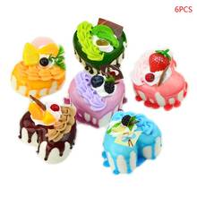 6pcs Realistic Artificial Simulation Cake Ice Cream Dessert Bakery Food Display Dropship 2024 - buy cheap