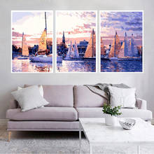 GATYZTORY 3pcs Painting By Numbers Landscape HandPainted Painting by numbers coloring DIY Gift Home Decor 4050cm 2024 - buy cheap