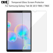 Protetor de tela de vidro temperado para samsung galaxy tab s6 10.5 t860 t865 SM-T860 SM-T865 0.3mm 9 h vidro temperado película protetora 2024 - compre barato
