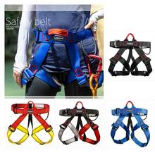 Half Body Waist Belt Safety Rock Climbing Tree Rappelling Harness Seat Sitting Fall Protection Harness Lanyard Construction Tool 2024 - buy cheap