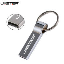 JASTER Metal stainless steel Usb 2.0 Flash Drive 4GB 8GB 16GB 32GB 64GB 128GB Pen Drive pendrives Memory stick with key chain 2024 - buy cheap