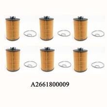 Yubao  6/3/1 Sets Engine Oil Filter # A2661800009 for Mercedes-Benz W169 W245 2661800009 2024 - buy cheap
