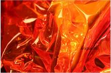 Яркая оранжевая Люминесцентная Лазерная люминесцентная одежда, водонепроницаемая свадебная ткань из искусственной кожи 2024 - купить недорого