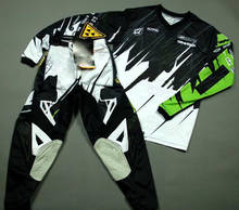 Детский Молодежный спортивный костюм MX DH MTB, специальный мотоциклетный костюм для мотокросса из воловьей кожи, Трикотажный костюм со штанами 2024 - купить недорого