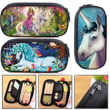 Unicorn Kawaii Pencil Case Pencil Box Cute Large Capacity Multifunctiona Pencilcase Pencil bag School Supplies For Girls Boy 2024 - buy cheap