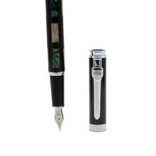 Jinhao-pluma estilográfica de concha de perla brillante, plumas de tinta de Metal de punta de 8802mm para regalo, suministros de oficina y escuela, 0,5, 1 ud. 2024 - compra barato