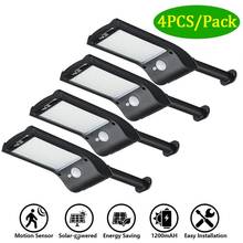 Luminária solar de parede ip65 10w 36 led, luz automática de rua com sensor do anoitecer ao amanhecer, ao ar livre, quintal, à prova d'água, branca fria
