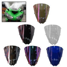 Motorcycle Windshield WindScreen screen Air Wind Deflector For Kawasaki Ninja ZX6R 636 2005 2006 2007 2008 ZX10R 2006 2007 2024 - buy cheap