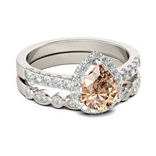 2 шт. большие кольца с кристаллами для женщин, Модная бижутерия, кольцо на палец, женское Винтажное кольцо, женские обручальные кольца 2024 - купить недорого