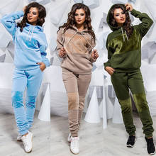 Women's Tracksuit Hooded Sweatshirt and Pant Sets 2-piece Set Women Sweatsuit Casual Sets Sp660 2024 - buy cheap