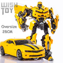 WJ Transformation MasterPiece MPM03  MPM-03 Yellow Bee Movie Series Alloy Part With Big War Hammer KO Action Figure Robot Toys 2024 - buy cheap