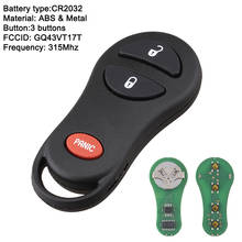 3 Buttons 315Mhz Remote key Fob For Jeep Grand Cherokee GQ43VT9T 2001 2002 2003 Dodge Caravan 2001 2002 2003 2004 Dodge Dakota 2024 - buy cheap