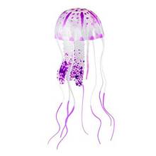 Искусственных плавательных эффект свечения аквариум озеленение Подводные нетоксичный цветной имитация медуз орнамент 2024 - купить недорого