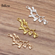 BoYuTe (50 Pieces/Lot) 38*16MM Metal Alloy Branch Pendant Charms DIY Hand Made Materials Jewelry Accessories 2024 - buy cheap