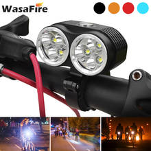 Luz de led para bicicleta wasafire, lanterna super brilhante de lm para bicicleta, farol à prova d'água para mtb 2024 - compre barato