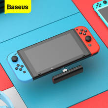 Baseus-Adaptador de Audio con Bluetooth para Nintendo Switch, transmisor inalámbrico de carga rápida tipo C, 18W 2024 - compra barato