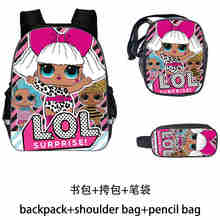 LOL Surprise Dolls Backpacks For Kids Cartoon Printed School Bags Boys Girls Primary Schoolbag Students Suit Backpacks Gifts 2024 - buy cheap