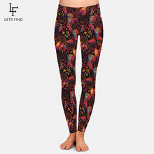 LETSFIND Fashion Women Dreamcatcher and Feather Print High Waist Leggings Comfortable and Sexy Plus Size Leggings 2024 - buy cheap