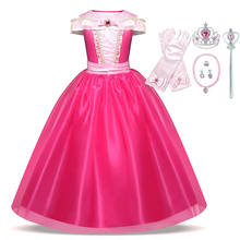 Kids Princess Dress for Girls Cosplay Aurora Dresses Sleeping Beauty Costume Children Carnival Christmas Birthday Party Clothes 2024 - buy cheap