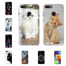 Funda de silicona para huawei honor 9 lite, carcasa trasera de TPU suave con Gato bonito para huawei honor 9 lite, Coque Capa 2024 - compra barato