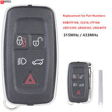 KEYECU 315MHz / 433MHz Smart Remote Car Key Fob 5 Button for Land Rover LR4 Range Rover Evoque/ Sport 2012-2015 FCC ID:KOBJTF10A 2024 - buy cheap