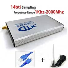 Receptor wideband sdr de 1khz a 2ghz 1a 1khz-2000mhz, receptor wideband sdr completo de destaque 14bit 2024 - compre barato