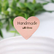 100pcs/lot Pink Heart Series Sealing Stickers Handmade with Love Gift Sticker Party Wedding Label Supplies Stationery (ss-1793) 2024 - buy cheap