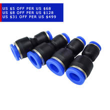 High Quality 10pcs PG8-4 Unequal Diameter Air Tube Fitting Straight Union, One Touch Push In Pneumatic Fitting Connectors PG8-4 2024 - buy cheap