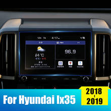 9.6 polegada para hyundai ix35 2018 2019 vidro temperado carro gps navegação tela protetor de exibição filme adesivo lcd acessórios 2024 - compre barato