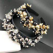 Baroque Beaded Headband ,Crown For a girl,Princess Tiara,Hair hoop,Headbands For Women,Rhinestones For Hair,Bridal Headpiece,Wed 2024 - buy cheap