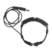 Telescopic Heavy Duty -Tactical Throat Vibration Mic Headphone Headset 2024 - buy cheap