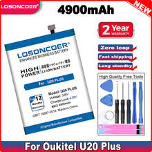 LOSONCOER 4900mAh Battery For Oukitel U20 Plus Smartphone Battery For Oukitel U20 Plus ~In Stock +Tools 2024 - buy cheap
