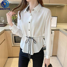 Luxurious Summer Fashion Shirts Women Turn-down Collar gold Print Vintage blouse Female Single-breasted blouses Casual Tops 2024 - buy cheap
