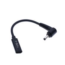 Адаптер питания постоянного тока 4,0x1,35 мм штекер к USB Type C Гнездовой разъем с Кабельный Шнур для Asus Zenbook UX305 UX300 UX32A 2024 - купить недорого
