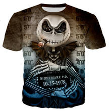 Nightmare before christmas men/women New fashion cool 3D printed t-shirts casual style tshirt streetwear tops 2024 - buy cheap