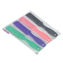 90pcs/Lot Wholesale Professional Hairdressing Thinning Trimmer Colorful Hair Razor Comb Scissor 2024 - buy cheap