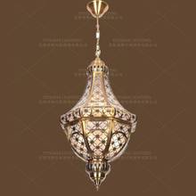 China manufacture competitive custom printed size handmade metal iron PVC slim long vintage Muslim pendant light 2024 - buy cheap